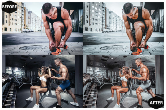 اکشن فتوشاپ و پریست کمرا راو ورزشی Fitness Photoshop Actions and Presets اکشن فتوشاپ و پریست کمرا راو ورزشی Fitness Photoshop Actions and Presets