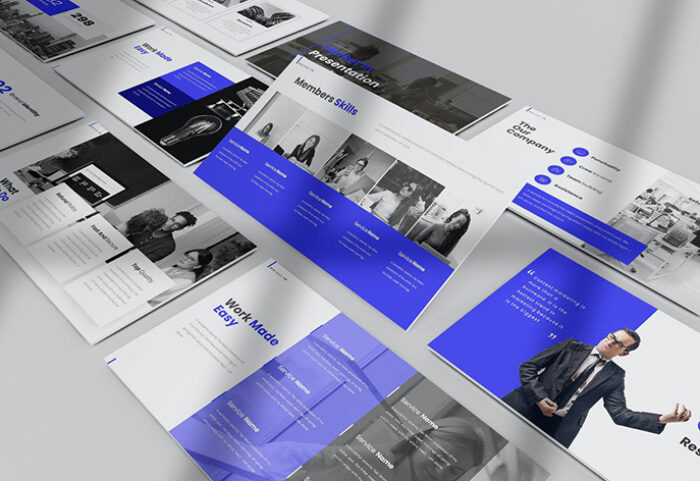 تم پاورپوینت و گوگل اسلایدر تجارت Market In PowerPoint, Keynote, Google Slides Presentations
