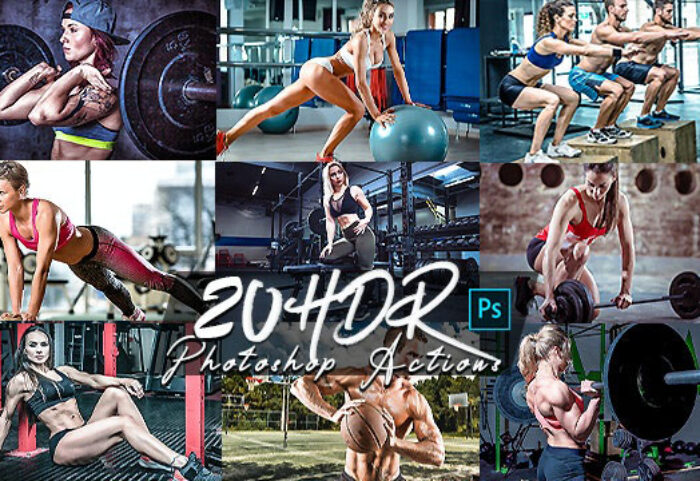 دانلود اکشن فتوشاپ افکت اچ دی آر HDR V2 Photoshop Actions