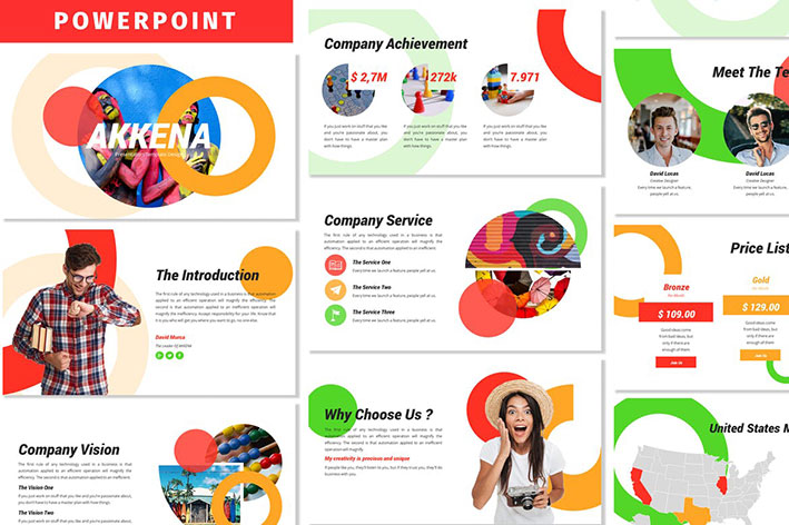 قالب حرفه ای پاورپوینت تم تجارت رنگی Akkena Business Powerpoint Template قالب حرفه ای پاورپوینت تم تجارت رنگی Akkena Business Powerpoint Template