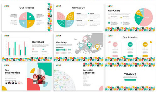 قالب پاورپوینت تم هندسی رنگی Vidialdi Powerpoint Geometric Template قالب پاورپوینت تم هندسی رنگی Vidialdi Powerpoint Geometric Template