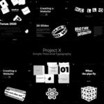 پروژه آماده تایتل و تایپوگرافی افترافکت Simple Titles And Typography