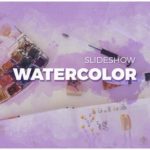 پروژه افترافکت با موزیک اسلایدشو سینمایی افکت آبرنگ Watercolor