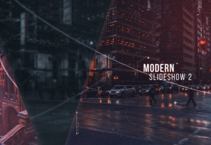 پروژه افترافکت با موزیک اسلایدشو سینمایی مدرن Modern Slideshow