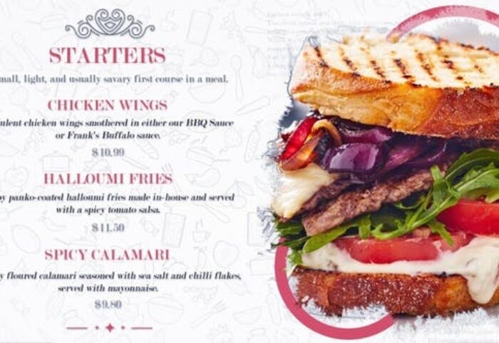 پروژه افترافکت با موزیک تیزر منوی رستوران Restaurant Food Menu Slides