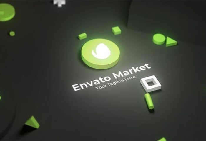 پروژه افترافکت نمایش لوگو 3 بعدی Rolling 3D Logo Reveal
