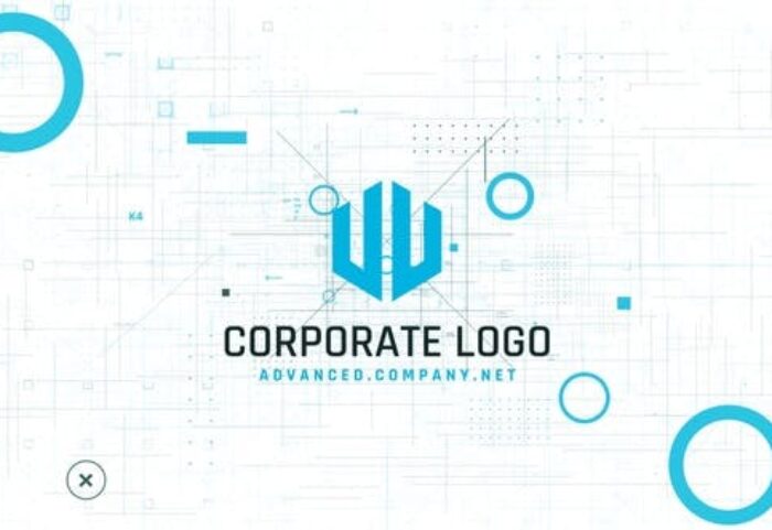 پروژه افترافکت نمایش لوگو شرکت با موزیک Modern Logo Corporate
