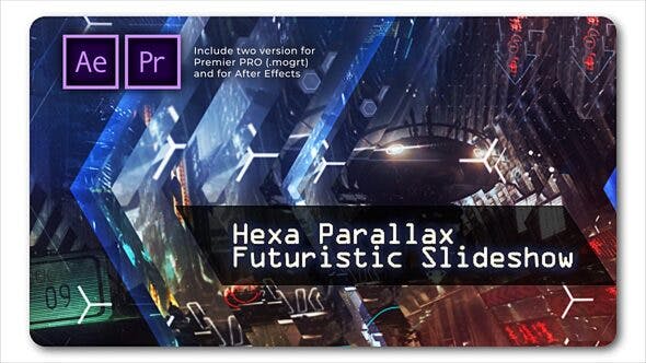 پروژه پریمیر اسلایدشو با موزیک افکت پارالاکس هشت ضلعی Hexa Parallax Futuristic Slideshow پروژه پریمیر اسلایدشو با موزیک افکت پارالاکس هشت ضلعی Hexa Parallax Futuristic Slideshow