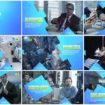 پروژه پریمیر با موزیک معرفی شرکت Peak Corporate slideshow Premiere Pro