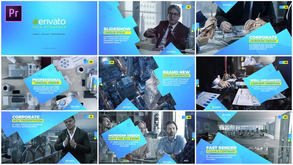 پروژه پریمیر با موزیک معرفی شرکت Peak Corporate slideshow Premiere Pro پروژه پریمیر با موزیک معرفی شرکت Peak Corporate slideshow Premiere Pro