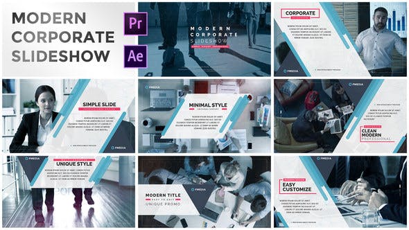 پروژه پریمیر با موزیک معرفی شرکت مدرن ساده Modern Simple Corporate Slideshow پروژه پریمیر با موزیک معرفی شرکت مدرن ساده Modern Simple Corporate Slideshow