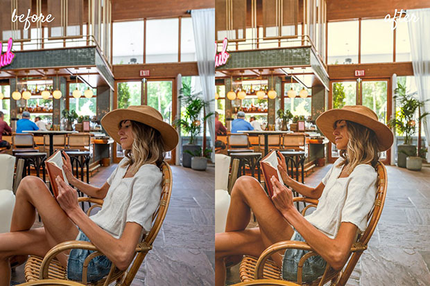 پریست لایت روم دسکتاپ و موبایل مد روز Vogue Lightroom Preset