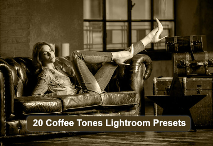 پریست لایتروم عکاسی تم رنگ قهوه Coffee Tones Lightroom Presets Graphic