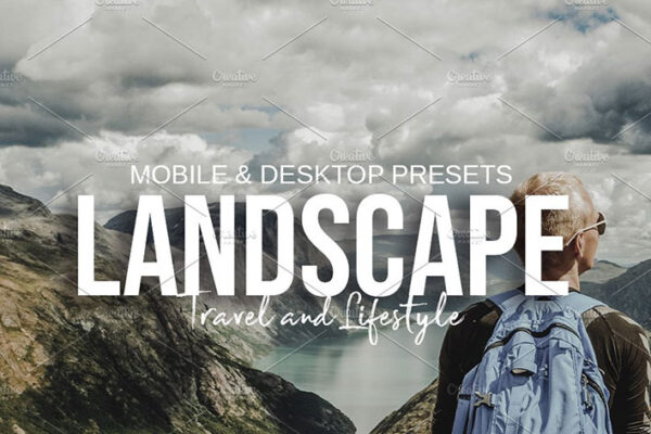 10 پریست لایت روم دسکتاپ و موبایل تم طبیعت و منظره LANDSCAPE Lightroom Presets