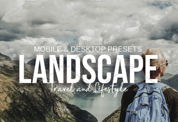 10 پریست لایت روم دسکتاپ و موبایل تم طبیعت و منظره LANDSCAPE Lightroom Presets