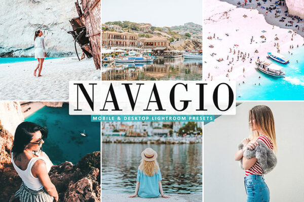 34 پریست لایت روم و پریست کمرا راو Navagio Mobile And esktop Lightroom Presets