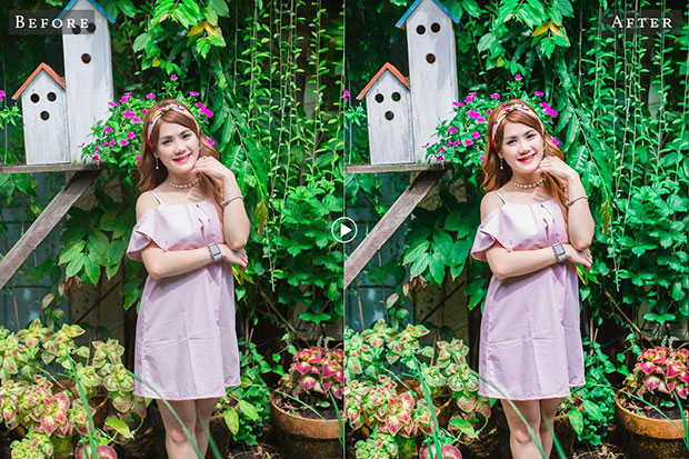 34 پریست لایت روم و پریست کمرا راو تم باغ Garden Lightroom Presets 34 پریست لایت روم و پریست کمرا راو تم باغ Garden Lightroom Presets