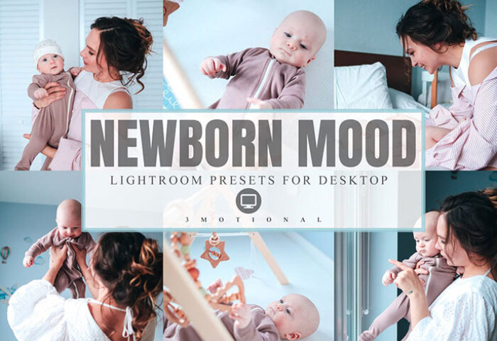 6 پریست لایت روم نوزاد و پریست کمرا راو فتوشاپ Newborn mood Lightroom Presets