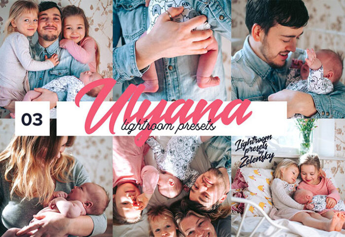 دانلود 2 پریست لایت روم حرفه ای بلاگر ULYANA Lightroom Presets by Zelensky
