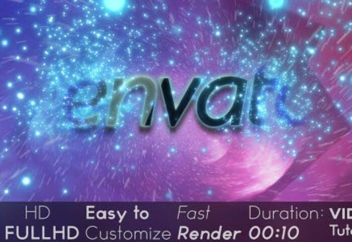 پروژه آماده افتر افکت با موزیک لوگو فضا Space
