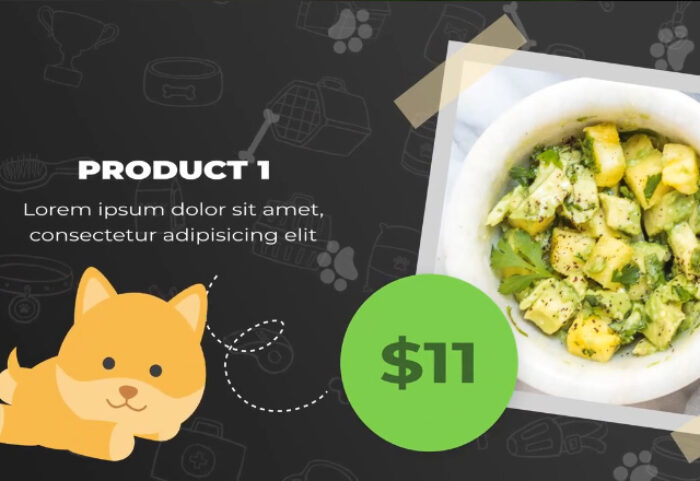 پروژه آماده افتر افکت تیزر تبلیغاتی پت شاپ Pet Products Promo