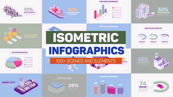 پروژه افتر افکت ابزار اینفوگرافیک Isometric Infographics پروژه افتر افکت ابزار اینفوگرافیک Isometric Infographics