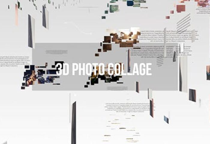 پروژه افتر افکت اسلایدشو 3 بعدی با موزیک 3D Photo Gallery