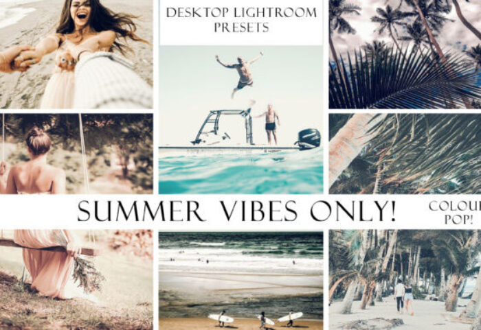 پریست آماده لایت روم Summer Vibes Only! Color Pop Presets