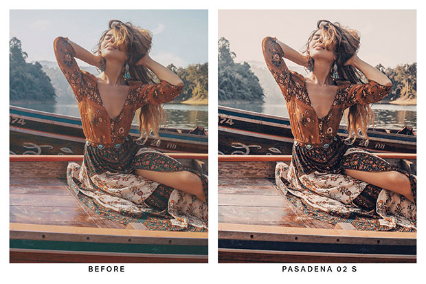 پریست لایت روم حرفه ای دسکتاپ و موبایل و لات رنگی Boho Chic Lightroom Presets and LUTs
