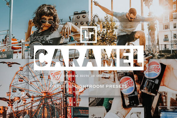 پریست لایت روم دسکتاپ و موبایل تم کارامل Caramel Lightroom Presets
