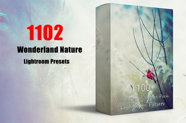 پکیج 1102 پریست لایت روم حرفه ای عجایب طبیعت Wonderland Nature Pack Presets