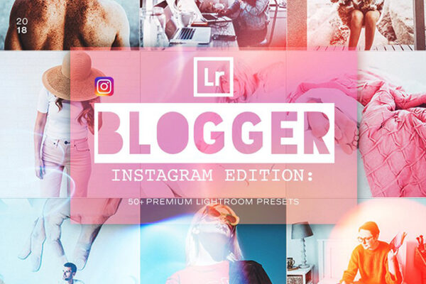 پکیج 50 پریست لایت روم حرفه ای بلاگر Blogger Lightroom Presets