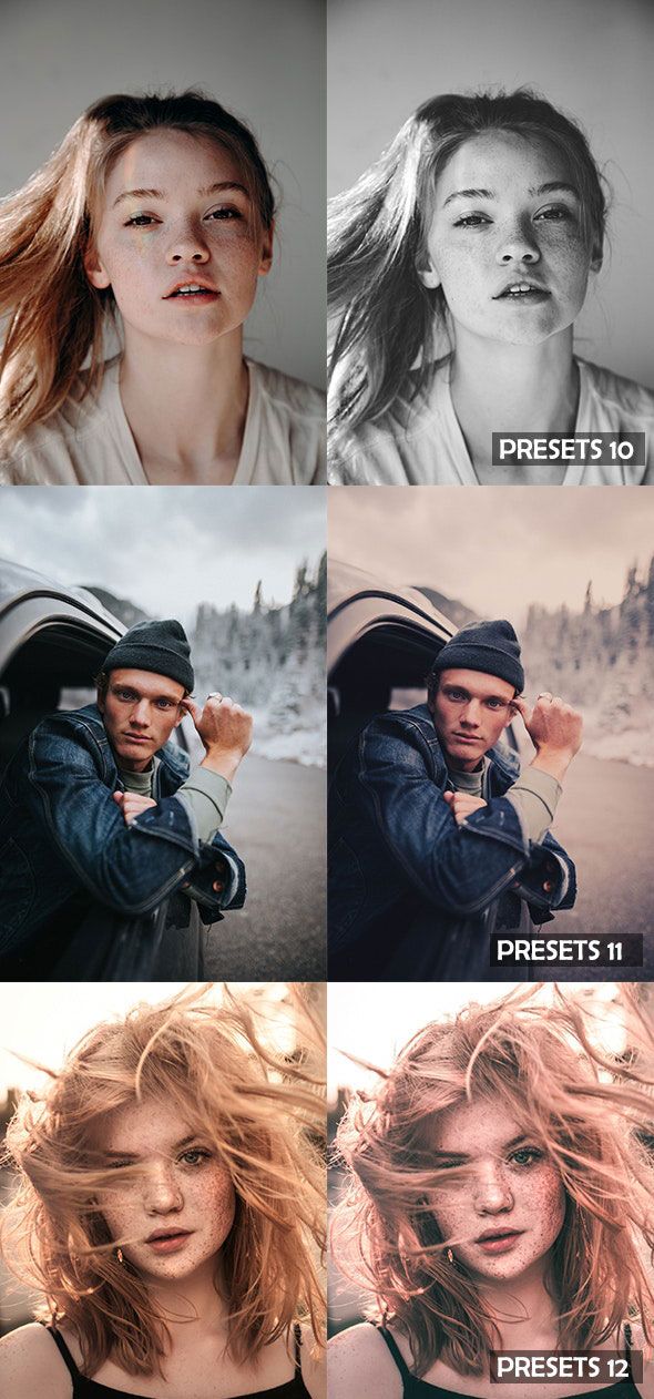 پکیج 60 پریست لایت روم حرفه ای Mega Bundle Lightroom Presets