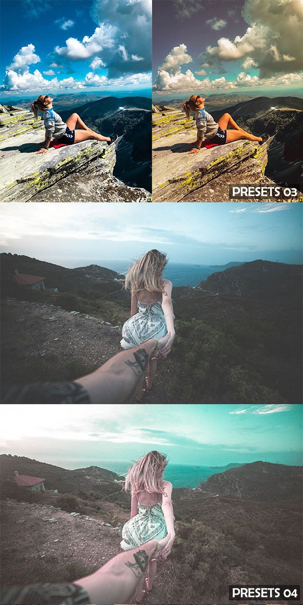 پکیج 60 پریست لایت روم حرفه ای Mega Bundle Lightroom Presets
