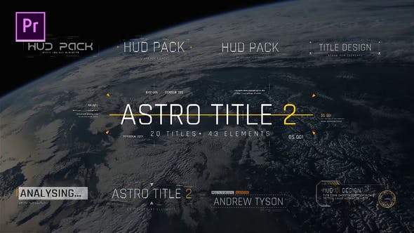 20 تایتل آماده پریمیر رزولوشن 4K افکت مدرن Astro Title 20 تایتل آماده پریمیر رزولوشن 4K افکت مدرن Astro Title