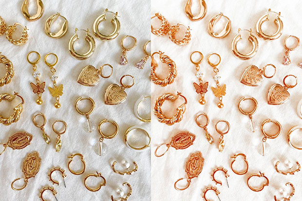20 پریست لایت روم دسکتاپ و موبایل جواهرات Jewelry Lightroom Presets Gold Edition 20 پریست لایت روم دسکتاپ و موبایل جواهرات Jewelry Lightroom Presets Gold Edition