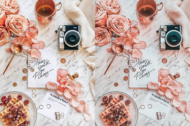 20 پریست لایت روم دسکتاپ و موبایل عکاسی محصولات Flat Lay Lightroom Presets for Product Photography 20 پریست لایت روم دسکتاپ و موبایل عکاسی محصولات Flat Lay Lightroom Presets for Product Photography