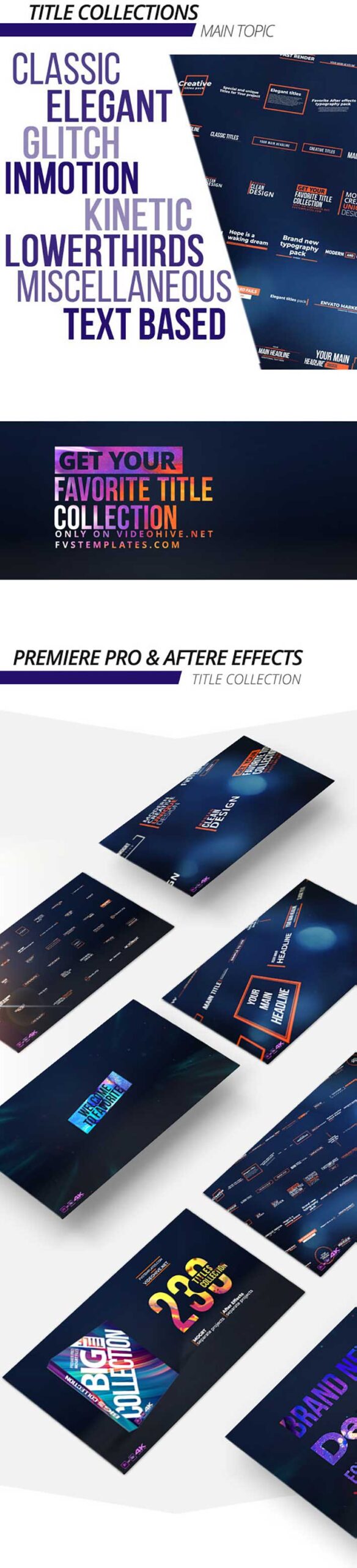 230 تایتل آماده پریمیر رزولوشن 4K حرفه ای Favorite Big Title Collection Pack 230 تایتل آماده پریمیر رزولوشن 4K حرفه ای Favorite Big Title Collection Pack