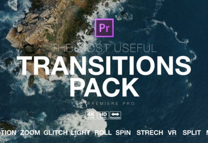 300 ترانزیشن پریمیر با افکت صوتی The Most Useful Transitions Pack