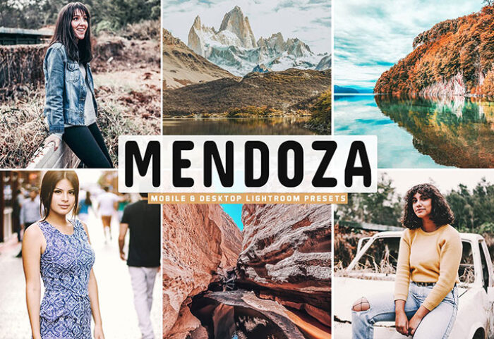 34 پریست لایت روم و Camera Raw و اکشن فتوشاپ مندوزا آرژانتین Mendoza Mobile & Desktop Lightroom Presets