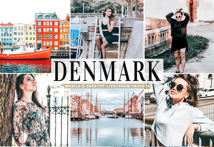 34 پریست لایت روم و پریست CameraRaw تم دانمارک Denmark Pro Lightroom Presets