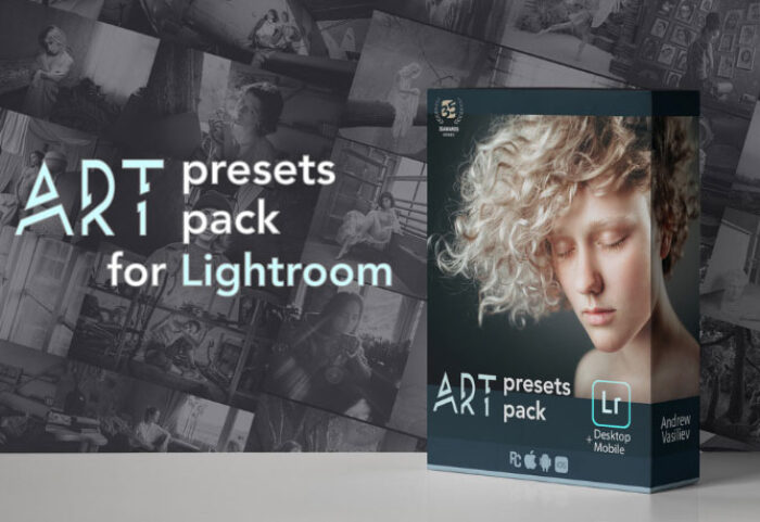 50 پریست لایت روم و پریست کمرا راو Andrei Vasiliev Art Presets for Lightroom