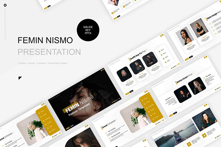 تم پاورپوینت و گوگل اسلایدر Femin Nismo Presentation Template تم پاورپوینت و گوگل اسلایدر Femin Nismo Presentation Template
