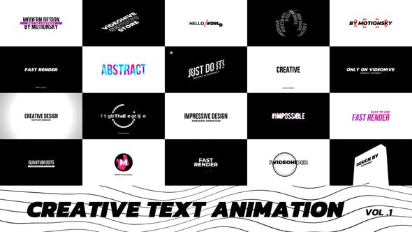 پروژه آماده پریمیر تایتل فیلم Creative Text Animation Premiere Pro پروژه آماده پریمیر تایتل فیلم Creative Text Animation Premiere Pro