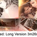 پروژه افتر افکت با موزیک اسلایدشو نقاشی سیاه قلم Brushed Memories