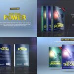 پروژه افتر افکت با موزیک معرفی 3 بعدی کتاب The Trilogy Book