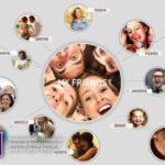 پروژه پریمیر با موزیک لوگو افکت اسلایدشو دایره Micro Slide Show Logo Reveal