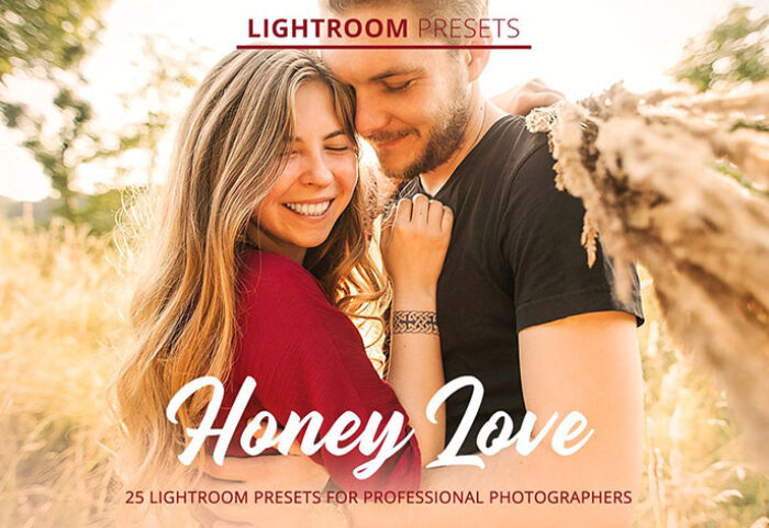 پریست لایت روم حرفه ای و براش لایتروم عشق شیرین Honey Love Presets