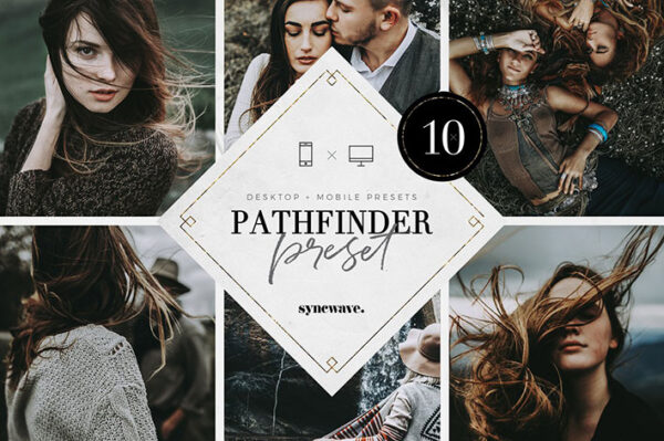 پریست لایت روم دسکتاپ و موبایل تم کاشف Pathfinder Lightroom Presets Bundle