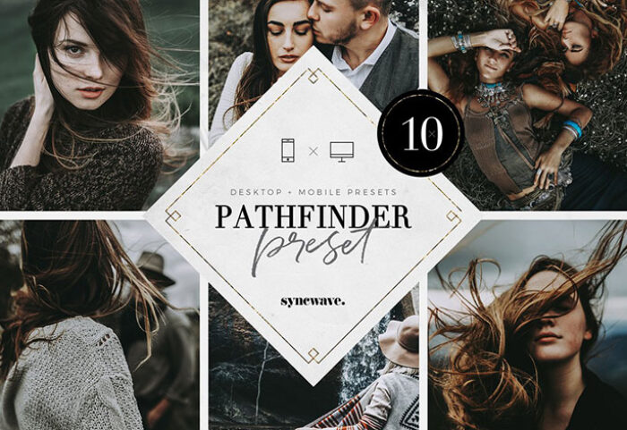 پریست لایت روم دسکتاپ و موبایل تم کاشف Pathfinder Lightroom Presets Bundle